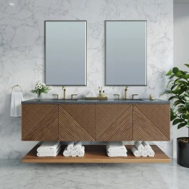 Marcello 72" (Vanity Only Pricing) in Chestnut